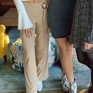 Forever 21 beige fun pants